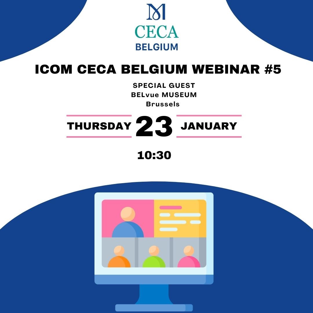 ICOM CECA Belgium : prochain webinaire le 23 janvier 2025 à 10h30