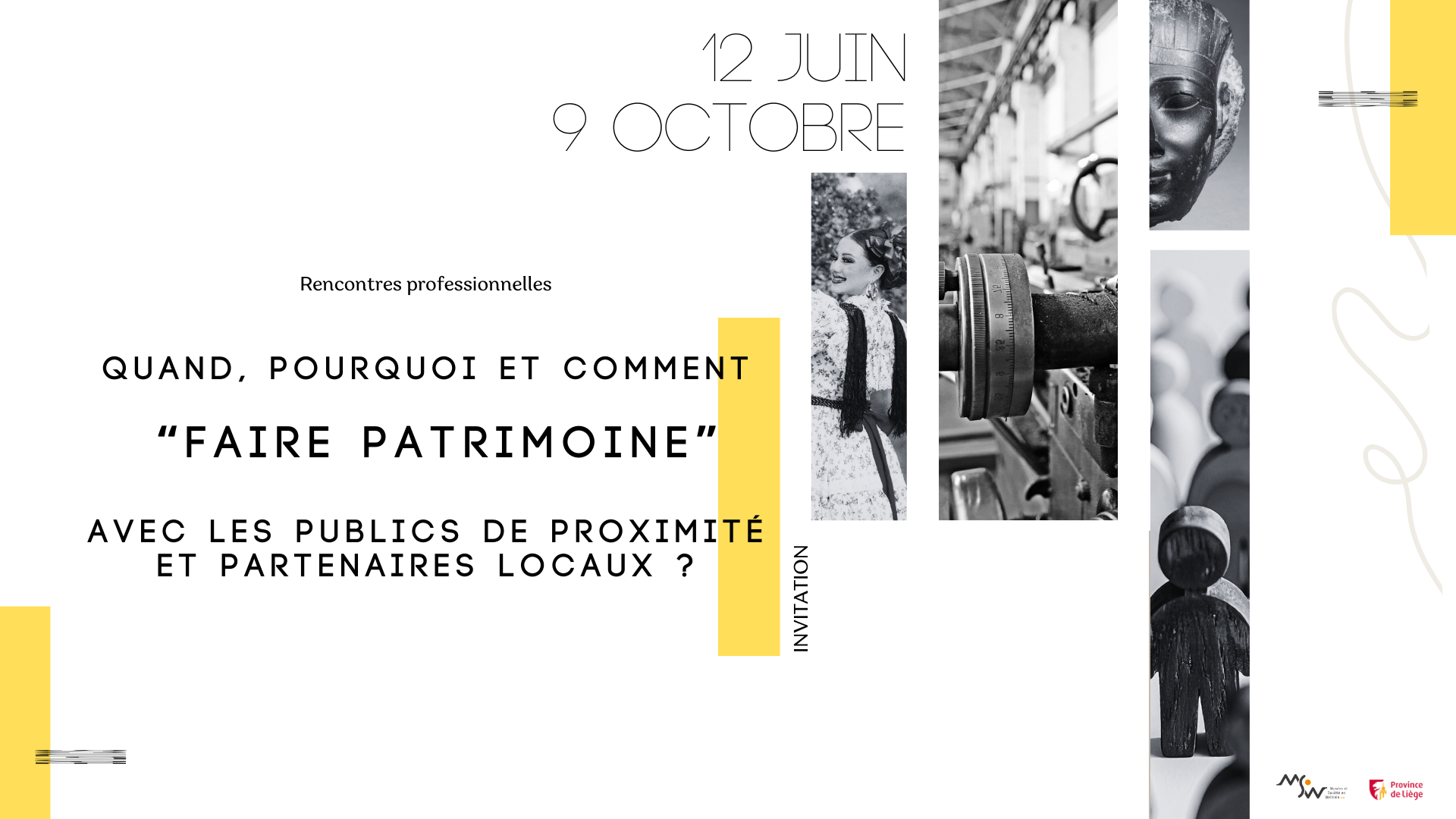 Rencontres professionnelles : Partenaires locaux – Quand, pourquoi et comment “faire patrimoine” avec les publics de proximité ?