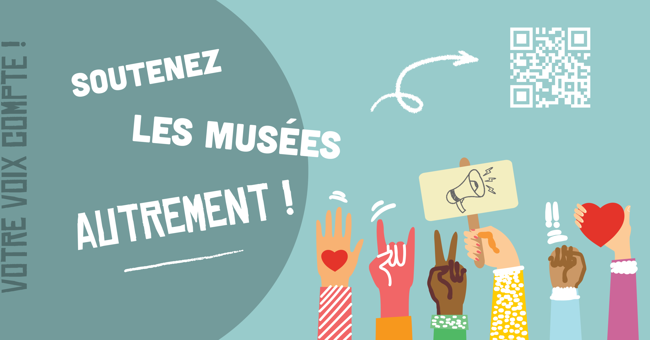 Campagne de communication politique – soutien aux musées