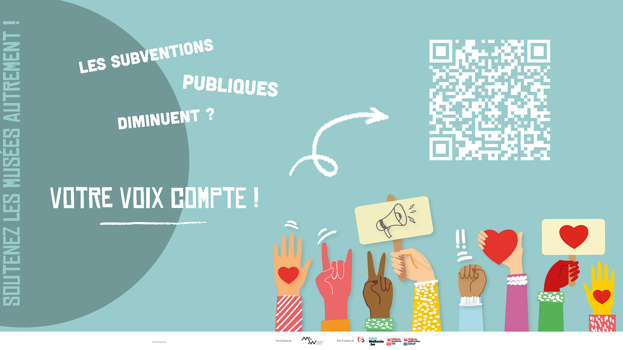 Campagne de communication politique – soutien aux musées