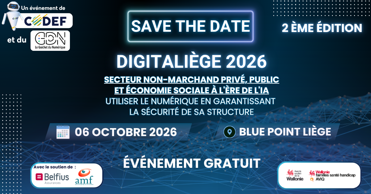 DigitaLiège 2026 – Secteur non marchand privé, public et économie sociale à l’ère de l’IA (…)